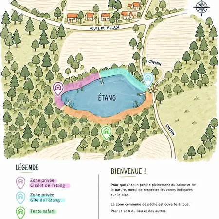Pensjonat Au Bord D'un Etang Prive, Et Son Sauna Loubeyrat
